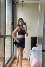 Sample falda negra XS S M L look 37