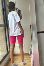 Sample Tshirt blanco talla XS S M L / look 2