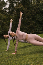 Legging rib tiro alto