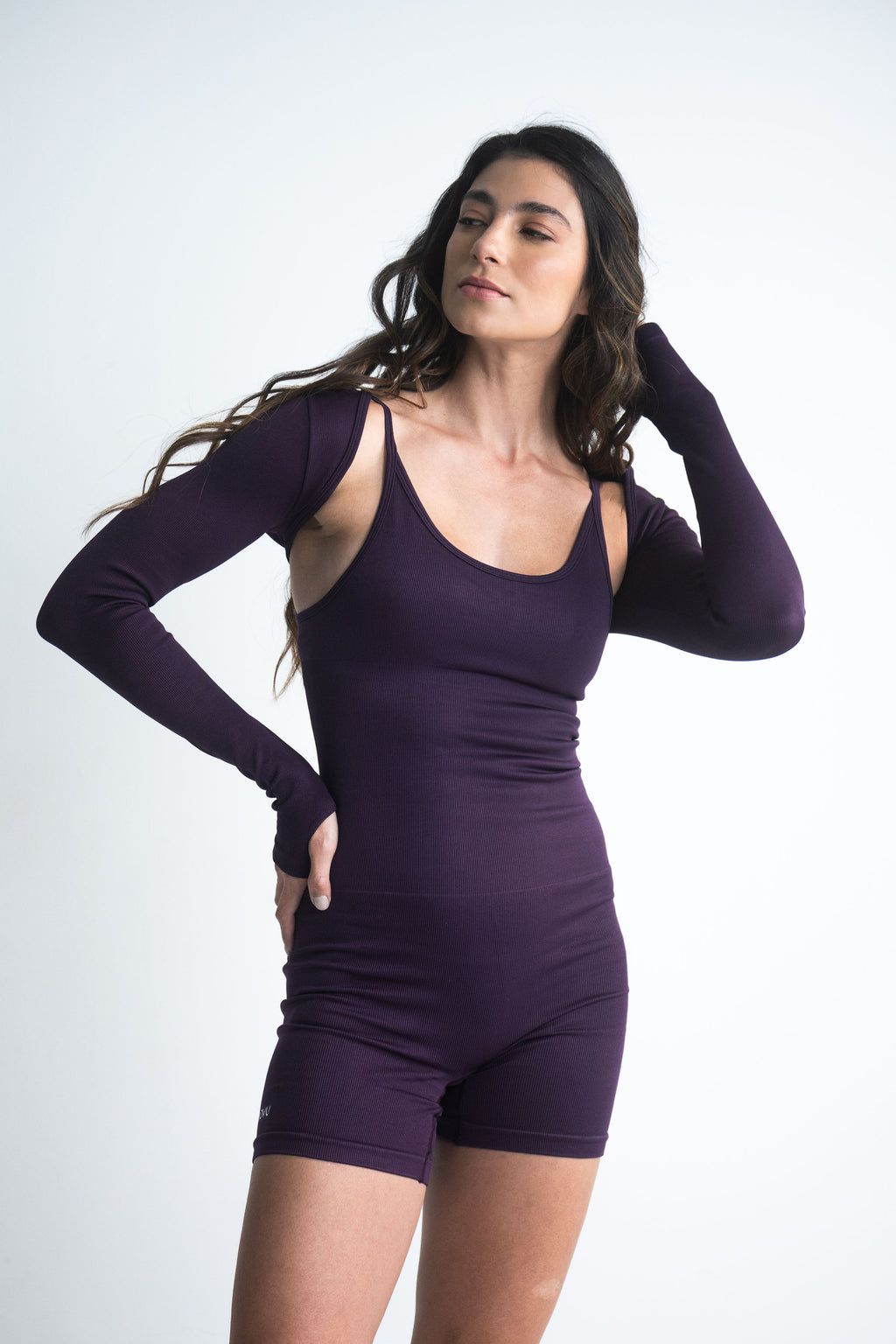Enterizo Lunara Seamless Morado