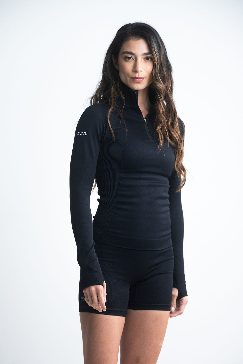 Enterizo Lunara Seamless Negro