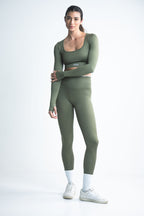 Top Sirelle Seamless Verde Militar