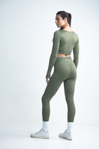 Top Sirelle Seamless Verde Militar