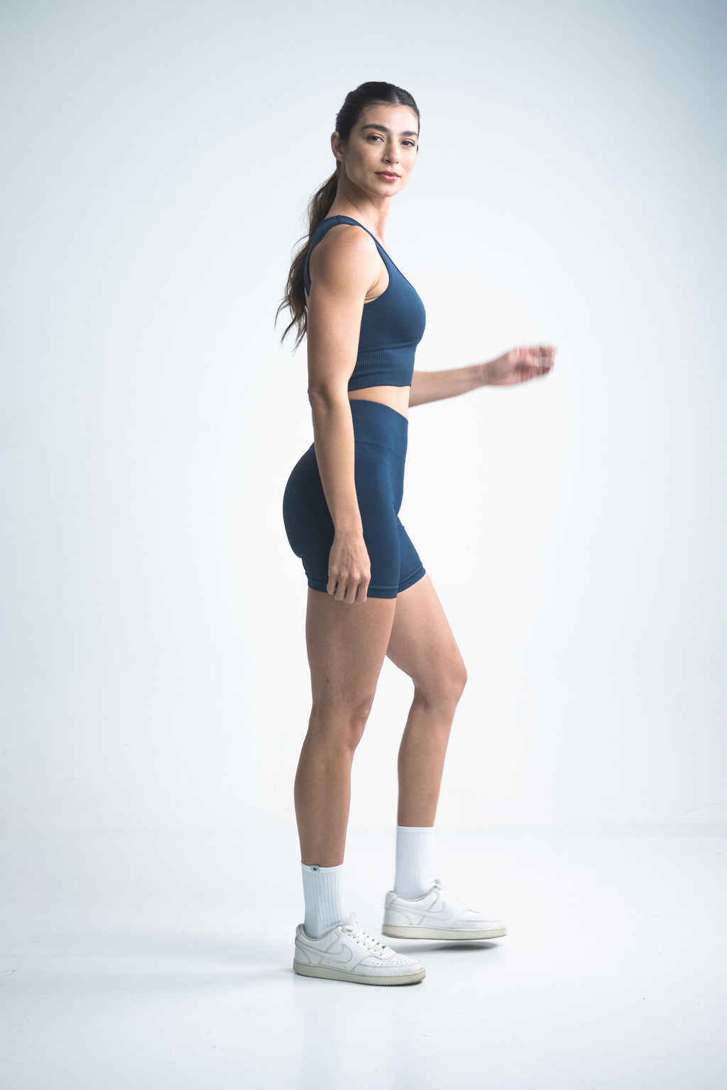 Short Bold Glute Pro Seamless Azul