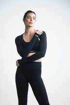 Mangas Aura Seamless Negro