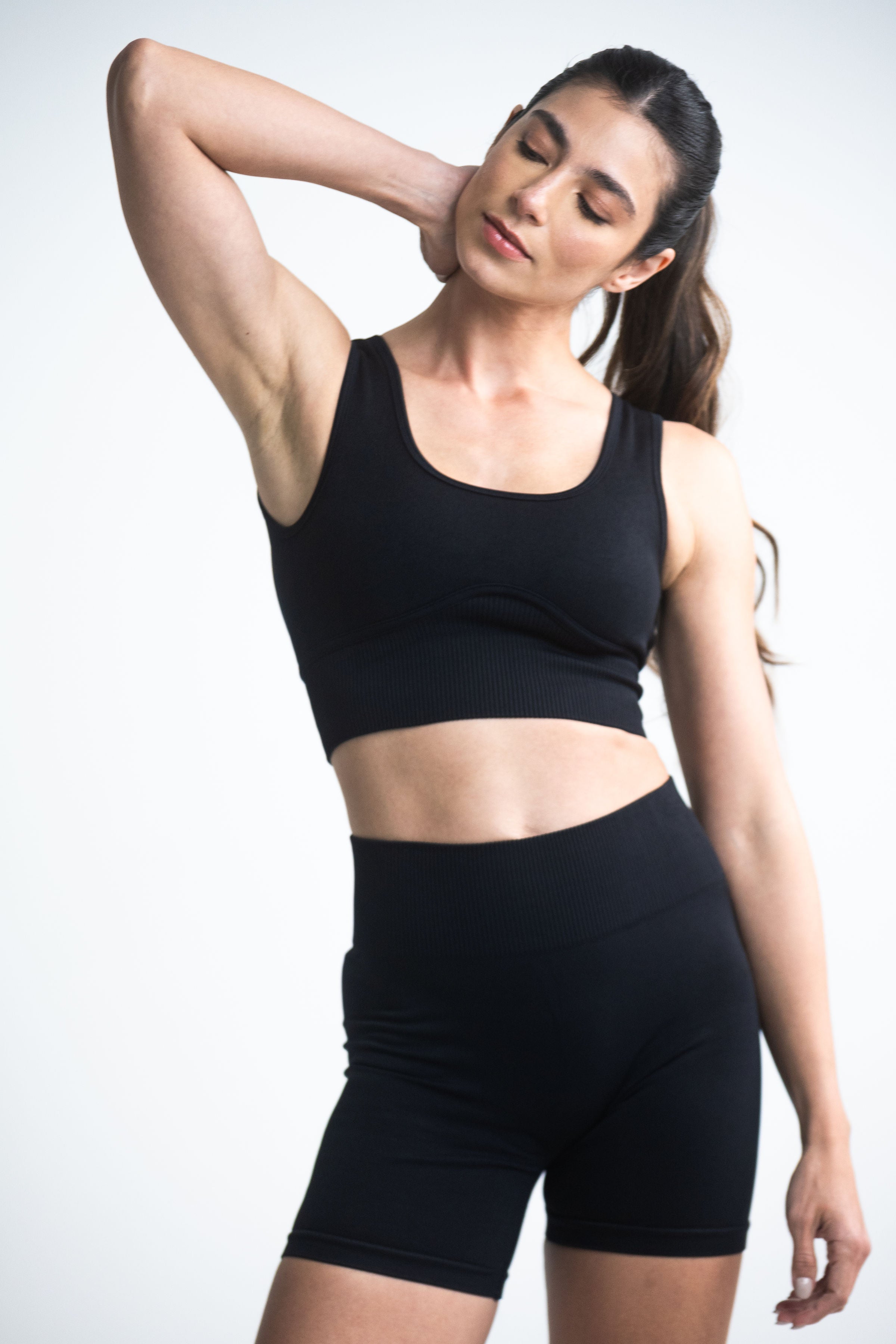 Short Bold Glute Pro Seamless Negro