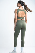 Top Corselle Seamless Verde Militar