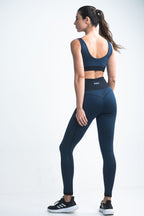 Legging Essenza Seamless Negro-Azul