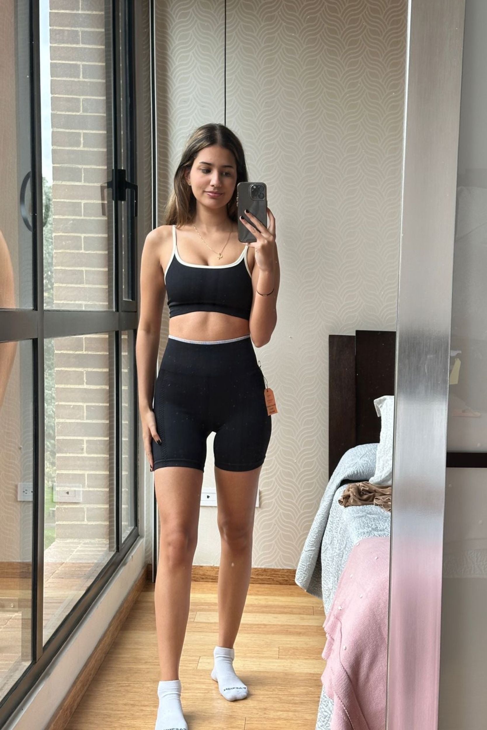 Sample top biker short S / look 26