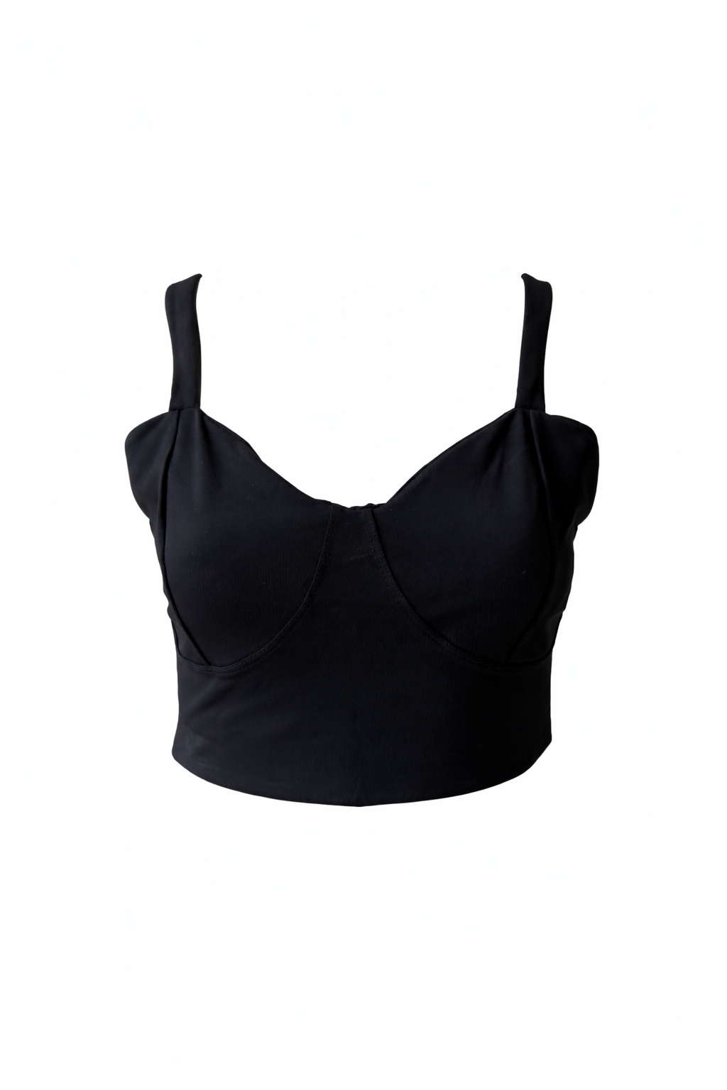 Sample top negro talla L / look 1