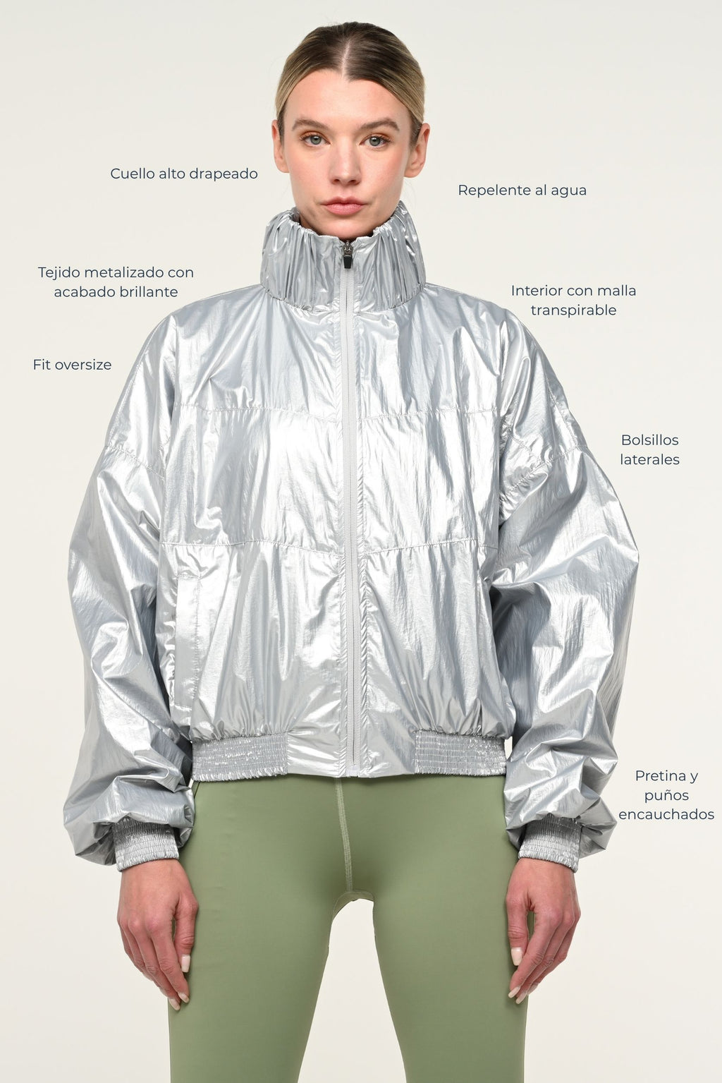 Chaqueta Sammy PLATEADA