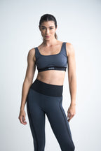 Legging Essenza Seamless Gris-Negro