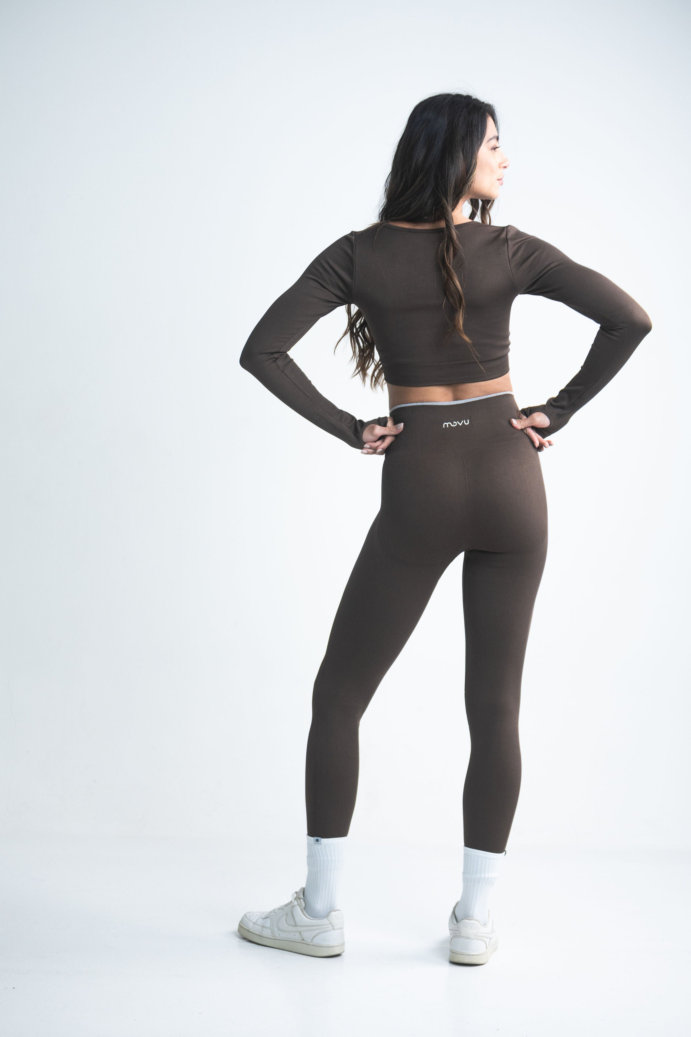 top manga larga para mujer