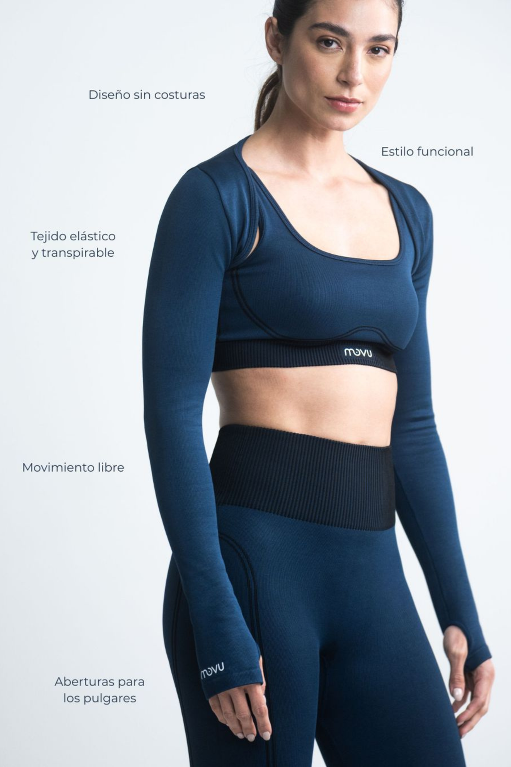 Mangas Aura Seamless Azul