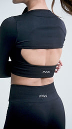 Mangas Aura Seamless Negro