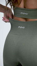 Top Corselle Seamless Verde Militar