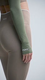 Mangas Aura Seamless Verde Militar