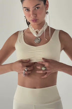 Vitamin C-ute Sport Bra Beige