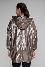 PREVENTA Chaqueta troya metalizada Champaña