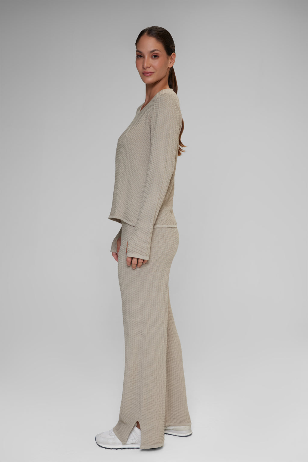 Saco basico bomull Beige